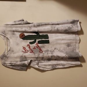 Torrid Gray "Go climb a Catcus" Shirt